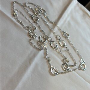 Elegant Silver Chain Necklace